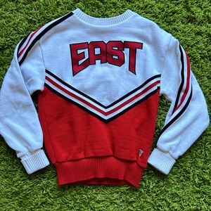 Vintage 80s Cheerleader Varsity Sweater